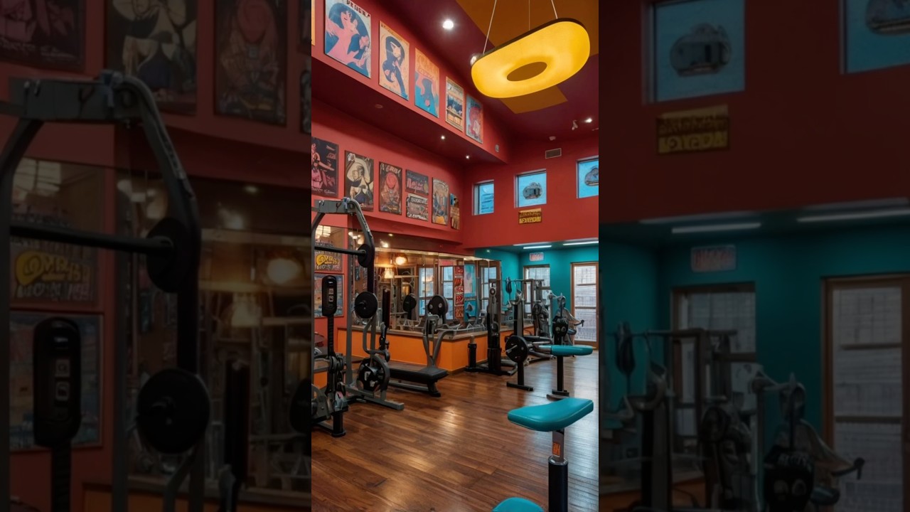 Which one?🤔 #ai #aiart #gym #fitness #aesthetic #vibes #workout #cozy #relaxing #fyp #trending