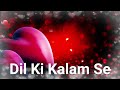 दिल की कलम से हूं Dil Ki Kalam Se Jukebox