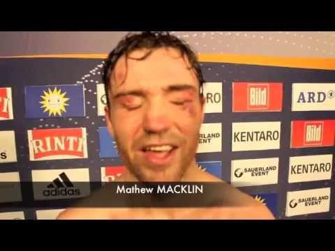 MATHEW MACKLIN POST FIGHT INTERVIEW - NOW IM LOOKING FOR AN ELIMINATOR WITH JORGE SEBASTIEN HEILAND