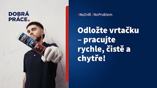 🚀Odložte vrtačku díky super silnému montážnímu lepidlu FIX2 Turbo GT!