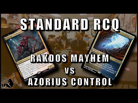 Mayhem or Control? | Rakdos Mayhem vs Azorius Control | Competitive Standard RCQ!