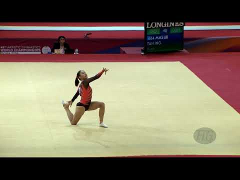TAN ING Yueh (MAS) - 2018 Artistic Worlds, Doha (QAT) - Qualifications Floor Exercise