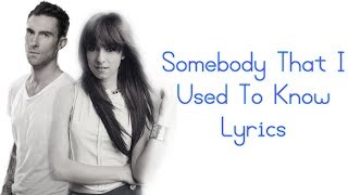 Somebody That I Used To Know Lyrics ~ Christina Grimmie and Adam Levigne