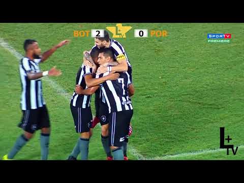 Botafogo 4 x 1 Portuguesa RJ   Gols  Melhores Momentos COMPLETO   Campeonato Carioca 2019