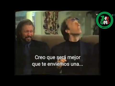 Cámara escondida a los Bee Gees en el programa Noel's House Party de la BBC.