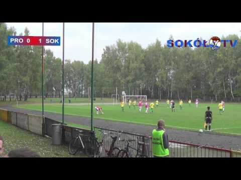 skrót meczu Promień Mońki - Sokół Ostróda 14.09.2013 r.