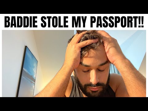 REACTING TO BADDIE STEALING MY PASSPORT !!!