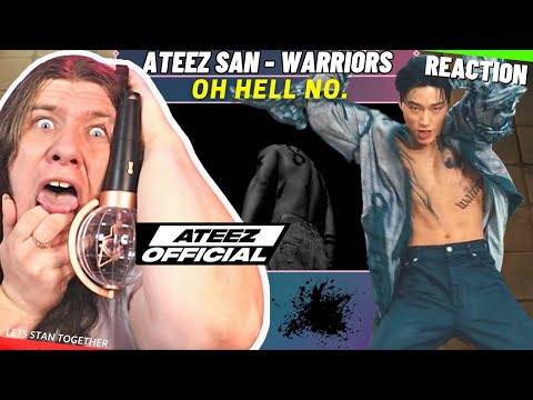 WTF!? [Special Clip] ATEEZ(에이티즈) SAN 산 Imagine Dragons - Warriors Performance Video | ATINY REACTION