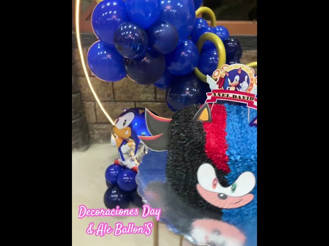 Vídeo relacionado con 10 PCS Globos Cumpleaños Sonc 5 Años Niños, Decoracion de Fiesta (5)