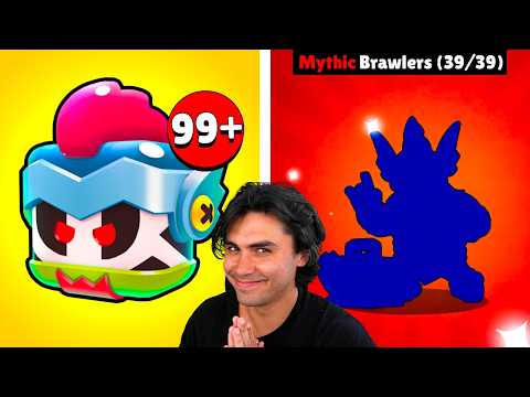 39/39 BRAWLERS DO TIPO MITICO... Brawl Stars