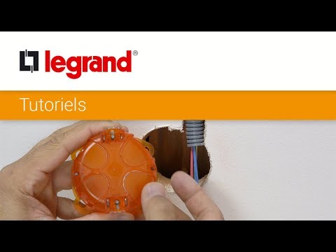 Legrand LEG90507 Boîte dencastrement 3 postes Batibox multi matériaux Profondeur 50 mm 