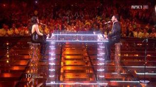 HD HDTV ROMANIA ESC Eurovision Song Contest 2nd semifinal - Paula Seling & Ovi - Playing With Fire