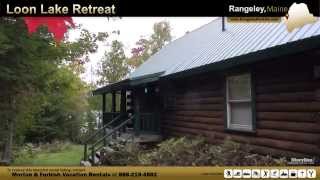 preview picture of video 'Vacation Rental in Rangeley, Maine - Loon Lake Retreat'