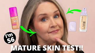 Flawless on Mature Dry Skin? Testing 2 Drugstore Foundations Head‑to‑Head!