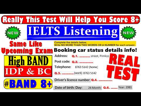 IELTS LISTENING PRACTICE TEST 2024 WITH ANSWERS | 19.11.2024