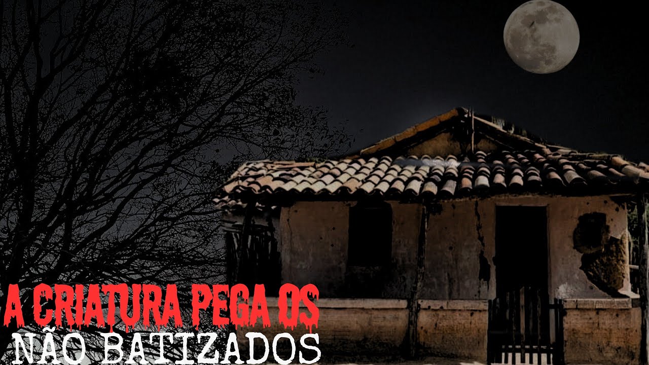 A CRIATURA NO TELHADO LEVA MENINO NÃO BATIZADO.