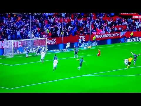Gol de Sarabia   Sevilla 1- 0 Real Sociedad   La Liga 5/05/2017