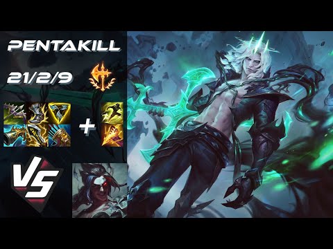 JUNGLE Viego vs Kayn [PENTAKILL] - NA Challenger Patch 25.S2.4