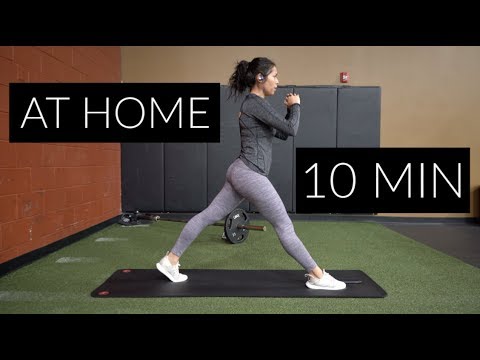 10 MIN AT HOME LEG/ BUTT/ THIGH WORKOUT (No Equipment)
