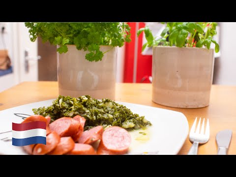 SO SCHMECKT EUROPA: Niederlande 🇳🇱 - Boerenkool met Worst & Vanille-Vla