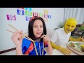 Five Kids Tasting Food From Cartoons