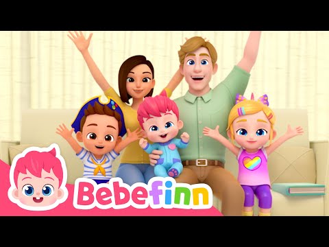 EP12 | Family Song | Let's Learn Together with Bebefinn | Nursery Rhymes & Kids Songs
