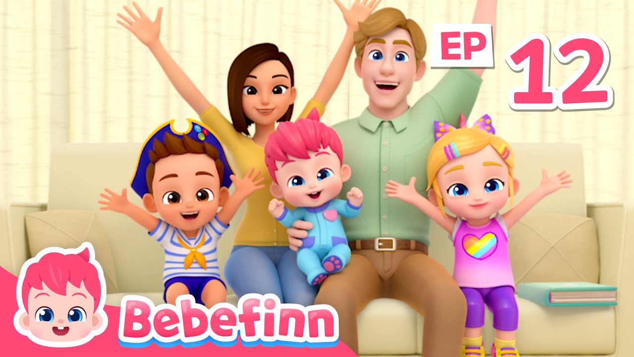 Family Song | EP12 | Let's Learn Together with Bebefinn | Nursery Rhymes & Kids Songs