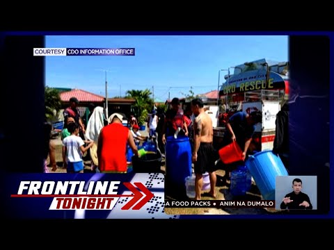Pagputol sa suplay ng tubig sa Cagayan de Oro dahil sa utang, hinarang ng mga pulis