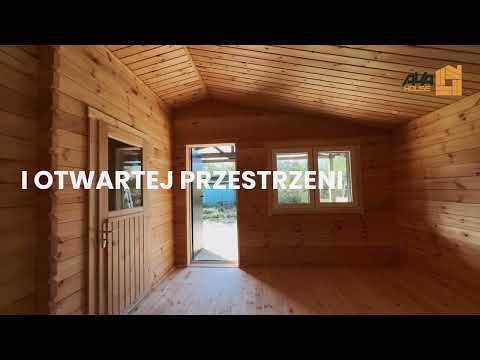 Domek letniskowy Saule 5,95 × 6,65 – idealny drewniany dom na działkę! | AVAHouse