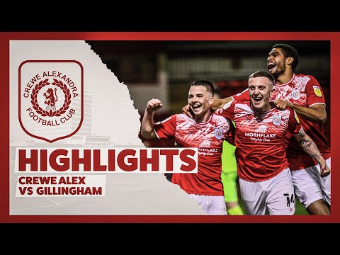 Crewe Alexandra 2-0 Gillingham League One 2021/22
