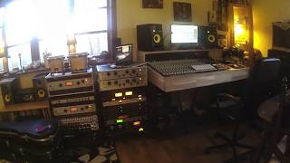 Video thumbnail for Behringer Eurodesk mx8000 Studio Mixer And Outboard Gear Small Tour by ANYTHING ABOUT MUSIC