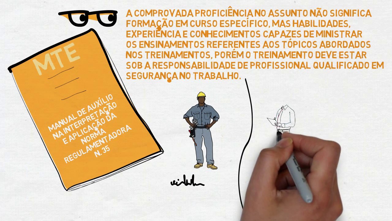 Quem pode ministrar o treinamento (curso) da NR 35?