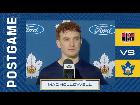 Mac Hollowell Post Game | Toronto Marlies vs. Belleville Senators | January 12, 2022