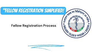 4 How to Register as a Fellow on the BCPS e-Logbook Portal