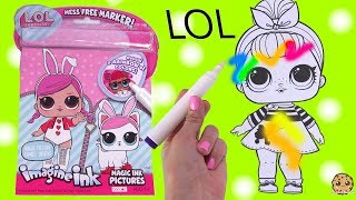 LOL Surprise Magic Imagine Ink Rainbow Color Pen Surprise Picture Coloring Video
