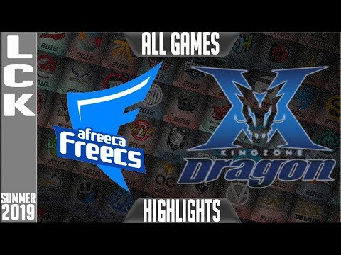 AF vs KZ Highlights ALL GAMES | LCK Summer 2019 Week 2 Day 4 | Afreeca Freecs vs King-Zone DragonX