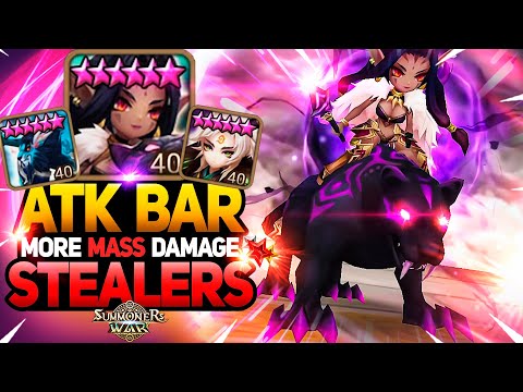 G3 TEAM with VIO ATK BAR STEALERS - Summoners War