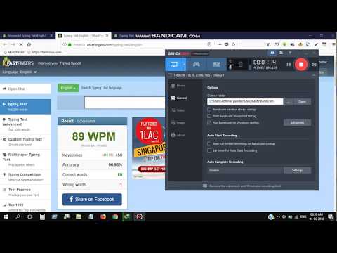 10Fastfingers.com Typing Test