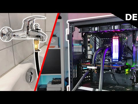Viel besser als erwartet! Ich kühle meinen PC mit LEITUNGSWASSER!