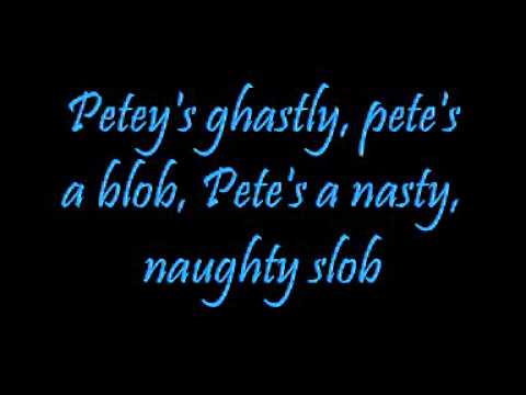 Petey's King of France Lyrics (Three Musketeers)