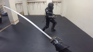 Expert saber sparring: Lee Smith vs Richard Marsden