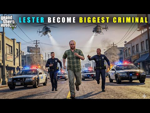 GTA 5 : LESTER BECOME BIGGEST CRIMINAL IN LOS SANTOS || BB GAMING