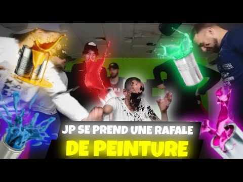 JP SE PREND UNE RAFALE DE PEINTURE ! 🤣 BEST OF MOMENTS JP PEINTURE 🎨