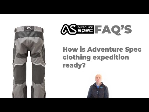 How is Adventure Spec clothing expedition ready?