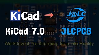 Workflow of PCB Design (KiCad7) and PCB+PCBA Fabrication Services (JLCPCB )