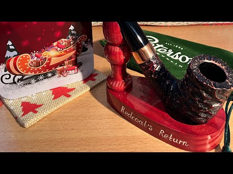 The Return…of…Redcoat‘s Return! Smoking J. Aylesbury Winter Ed. 2022 in a Peterson Christmas Pipe
