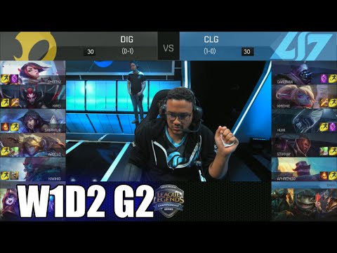 Dignitas vs CLG | Week 1 Day 2 S6 NA LCS Spring 2016 | DIG vs CLG G1 W1D2