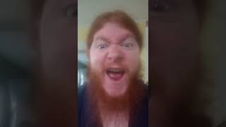 Me screaming part of The Scarecrow by Mystic Circle for black metal vocal practice