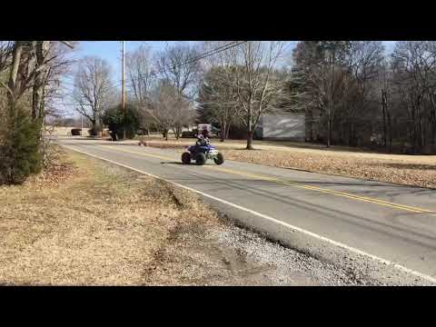 Yamaha warrior 350 with Pro circuit t4 exhaust
