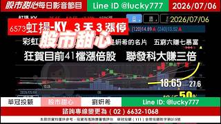 0706【甜心盤後節目】【玻璃＋高階載板核心供應鏈免費索取】狂賀目前累計41檔長輩股，發哥大賺三倍！彩虹飛揚．鵬程萬里，漲停是姸希的名片，五賺六發七暴富／諮詢專線變更為0266321068